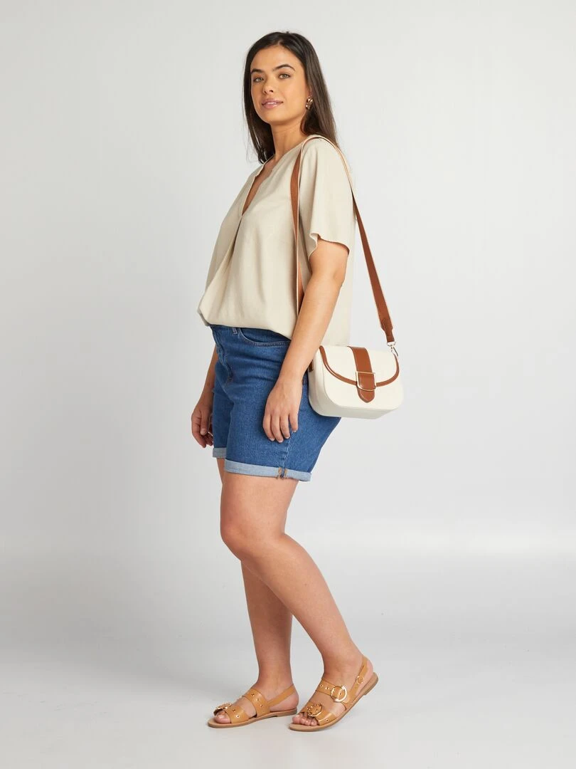 Blouse fluide 'Vero Moda' Beige