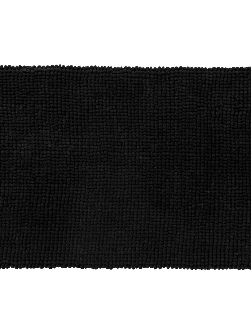 Guy Levasseur Tapis de bain en polycoton uni Noir