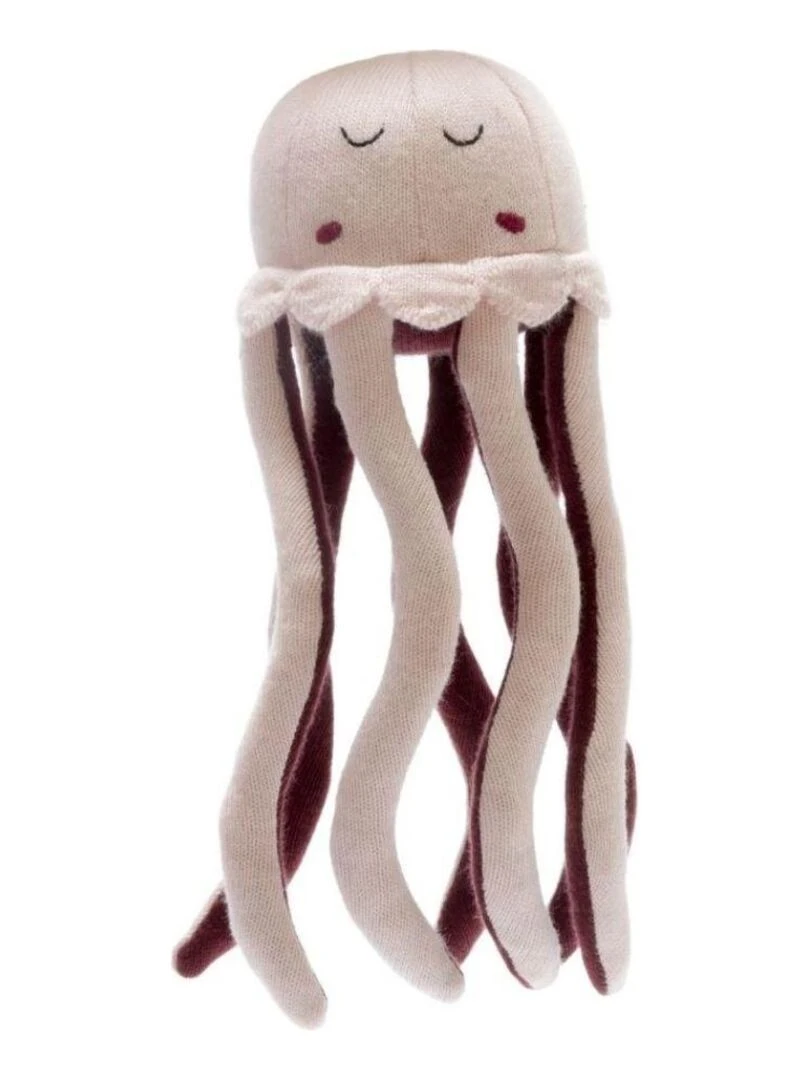 Doudou Méduse en Coton Bio Beige