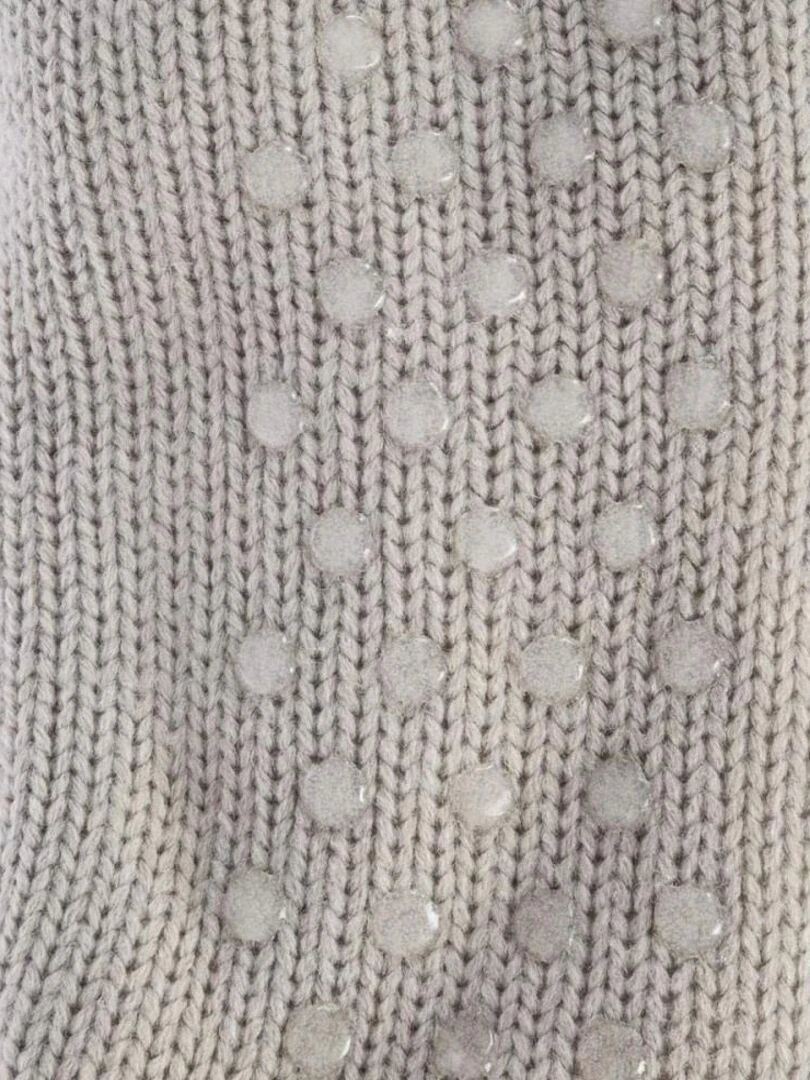 Chaussettes tricot taille unique gris Gris