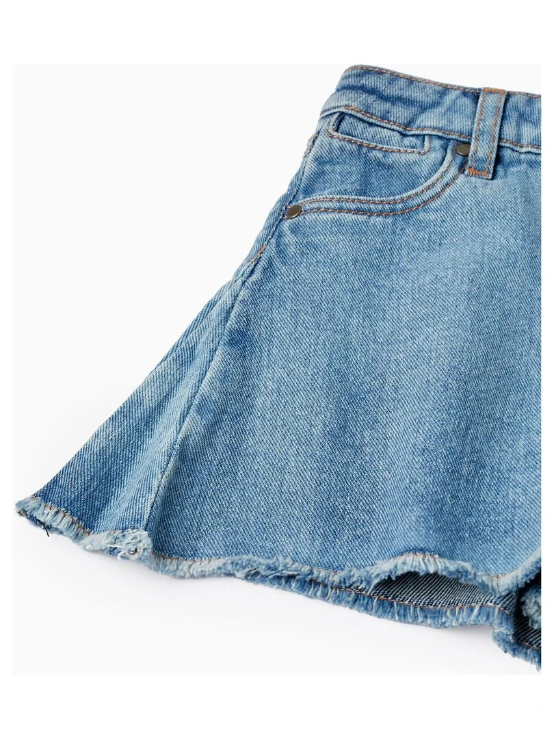 Shorts en jean en coton pour fille  SICILIAN DAYS   Bleu