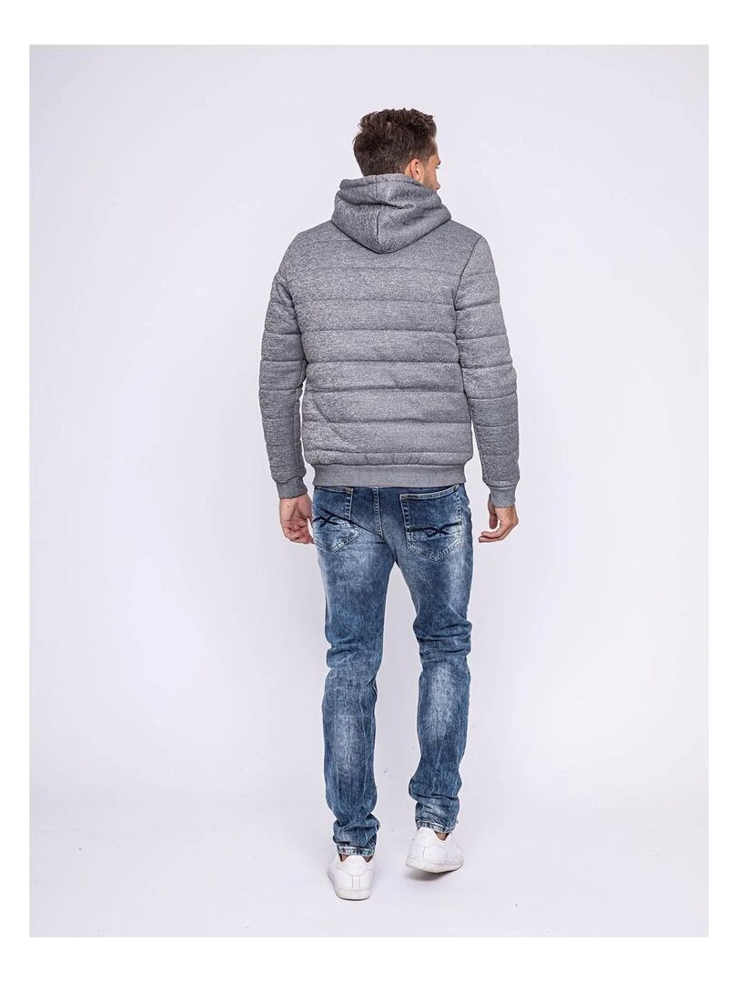 Veste fourrée capuche ZELKO Gris