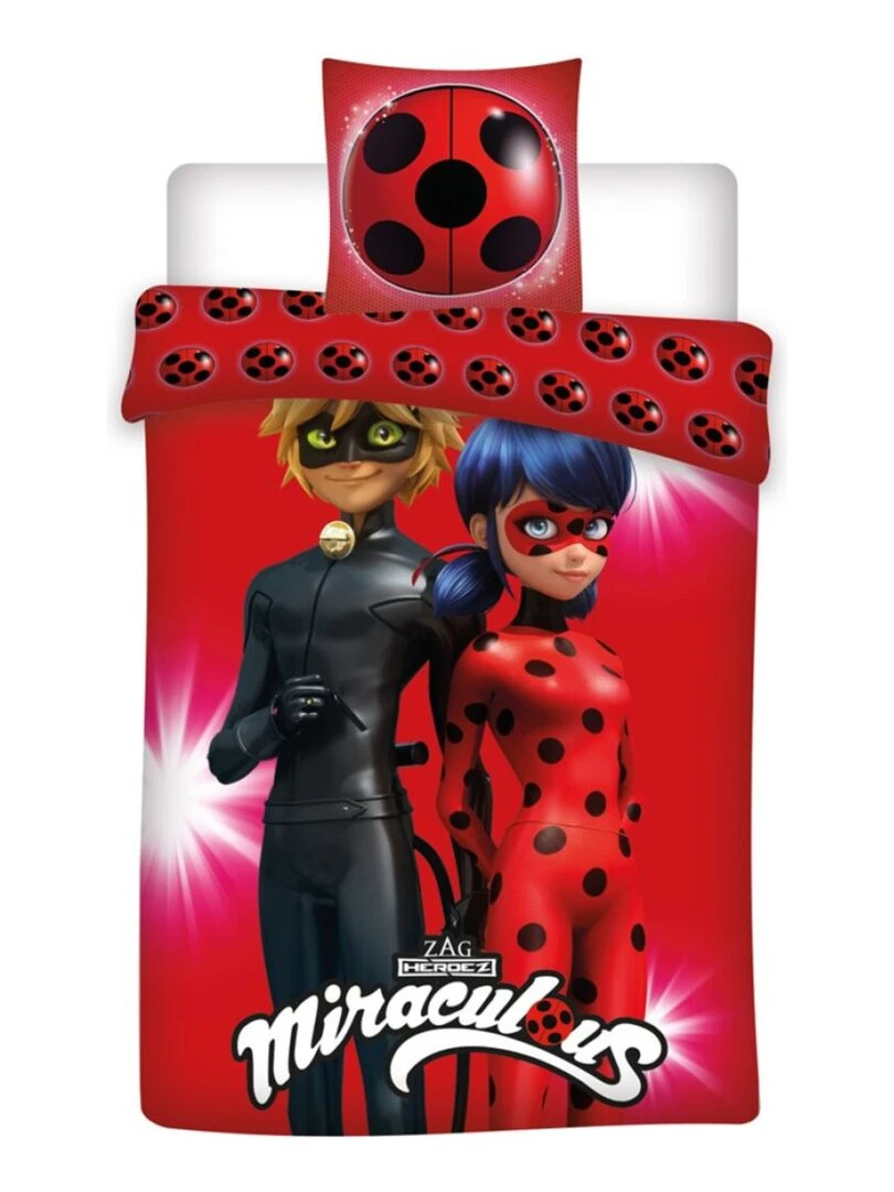 Parure de lit Enfant Ladybug Rouge