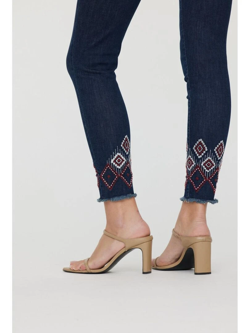 Lee Cooper   Jean coton skinny LC115   Bleu foncé