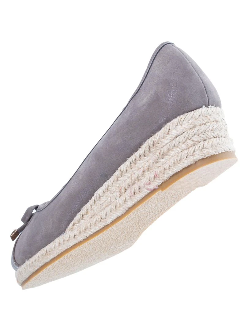 Ballerines Femme talon compensé Taupe   Taupe