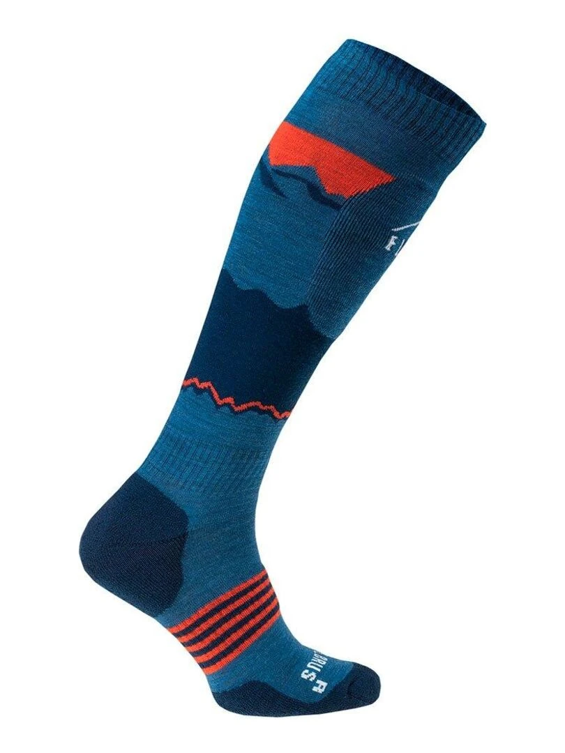 Elbrus Chaussettes de ski SURIN Bleu Rouge