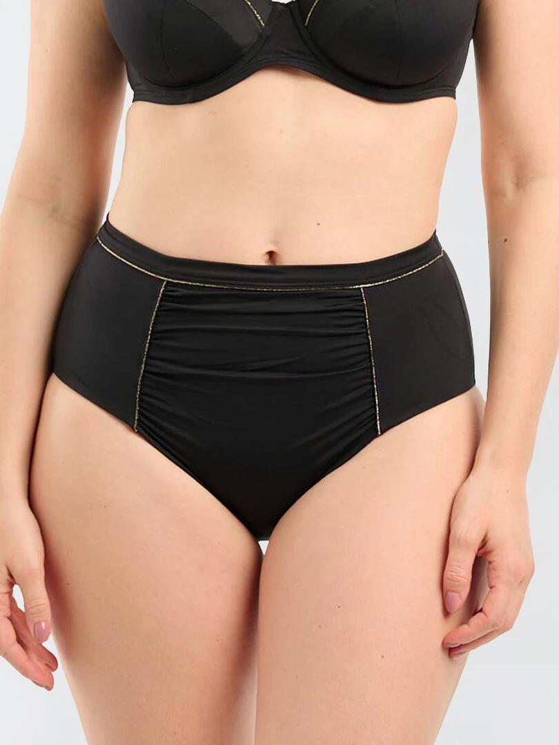 Culotte maillot de bain 'Sans complexe' Noir