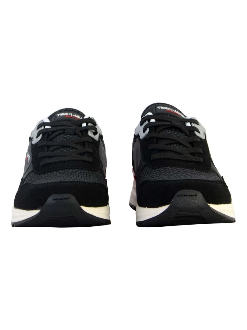 Basket Cuir Teddy Smith   Noir