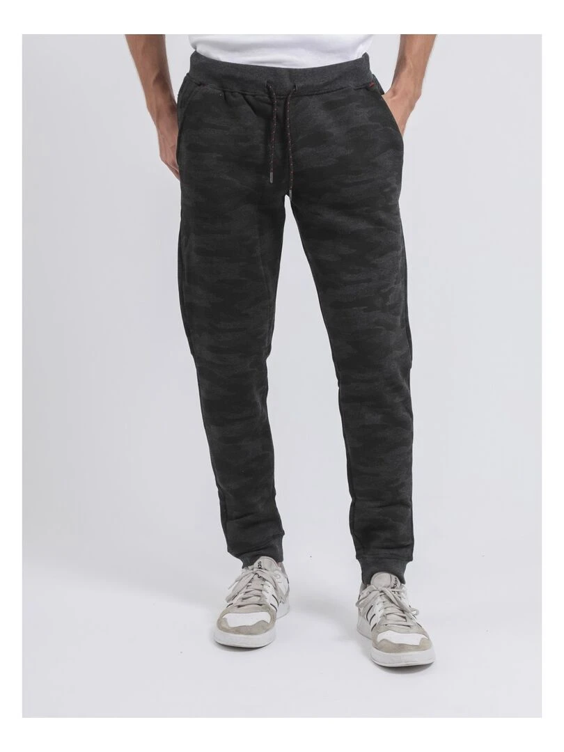 Pantalon jogging camouflage VAREDSOU Gris foncé