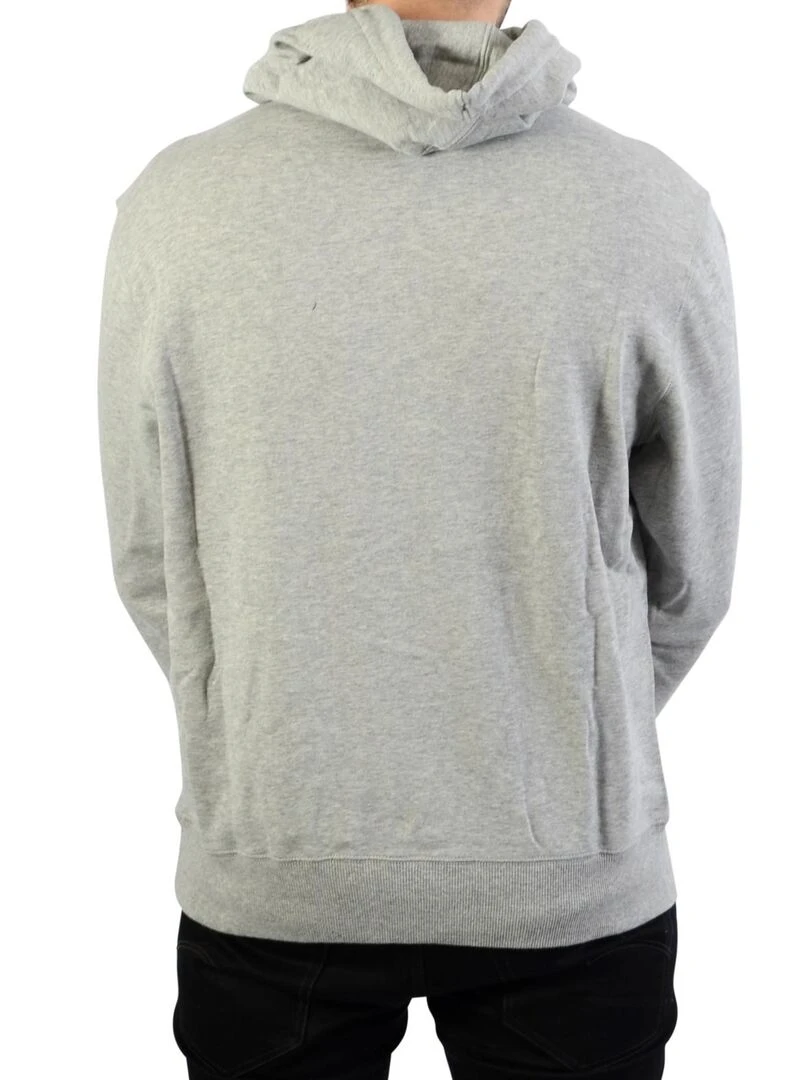 Sweat à Capuche Russell Athletic Iconic Tackle Twill Hoody Gris