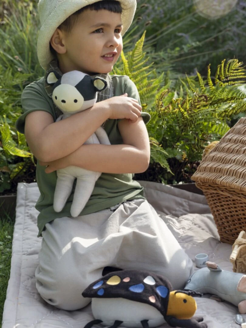 Hochet peluche Bertil le scarabée   N/A