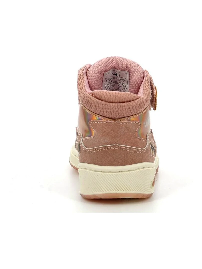 Sneakers hautes Synthetique Dealmooding   Rose