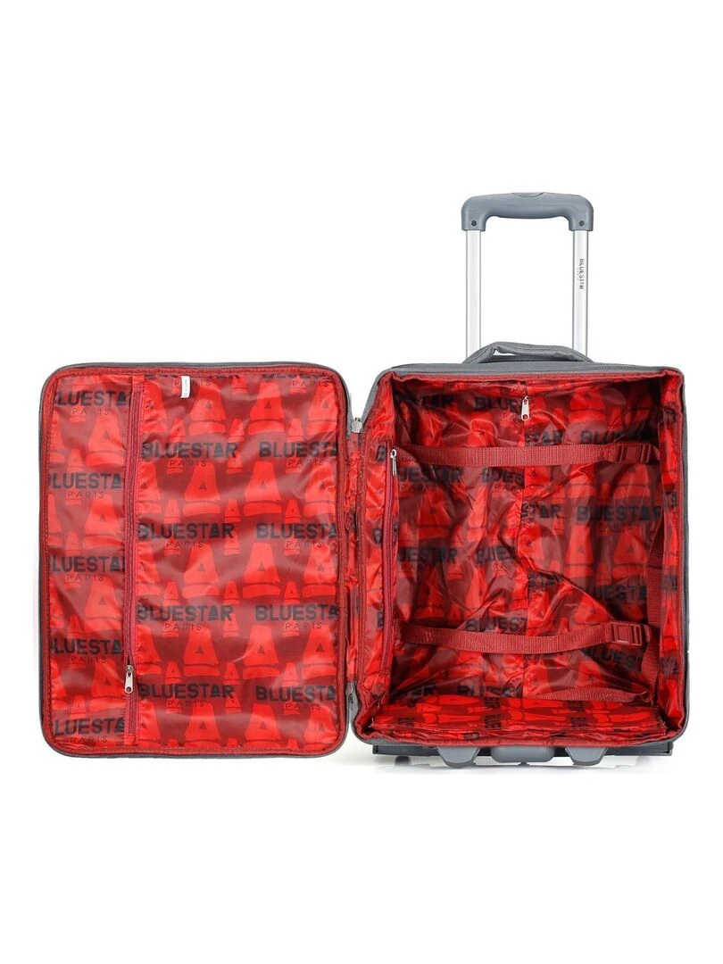 BLUESTAR   VALISE CABINE POLYESTER BERCY E  53 CM   Gris