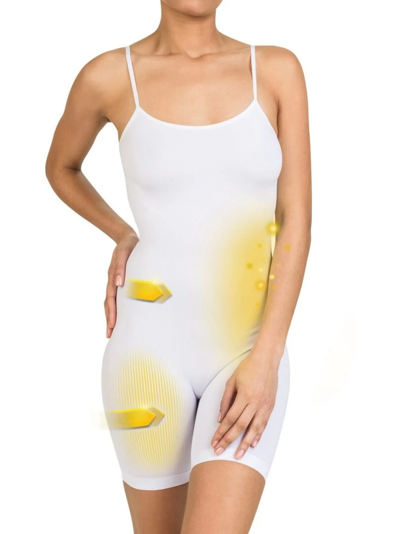 Combi short affinante jour/nuit LIPO ACTIF Blanc