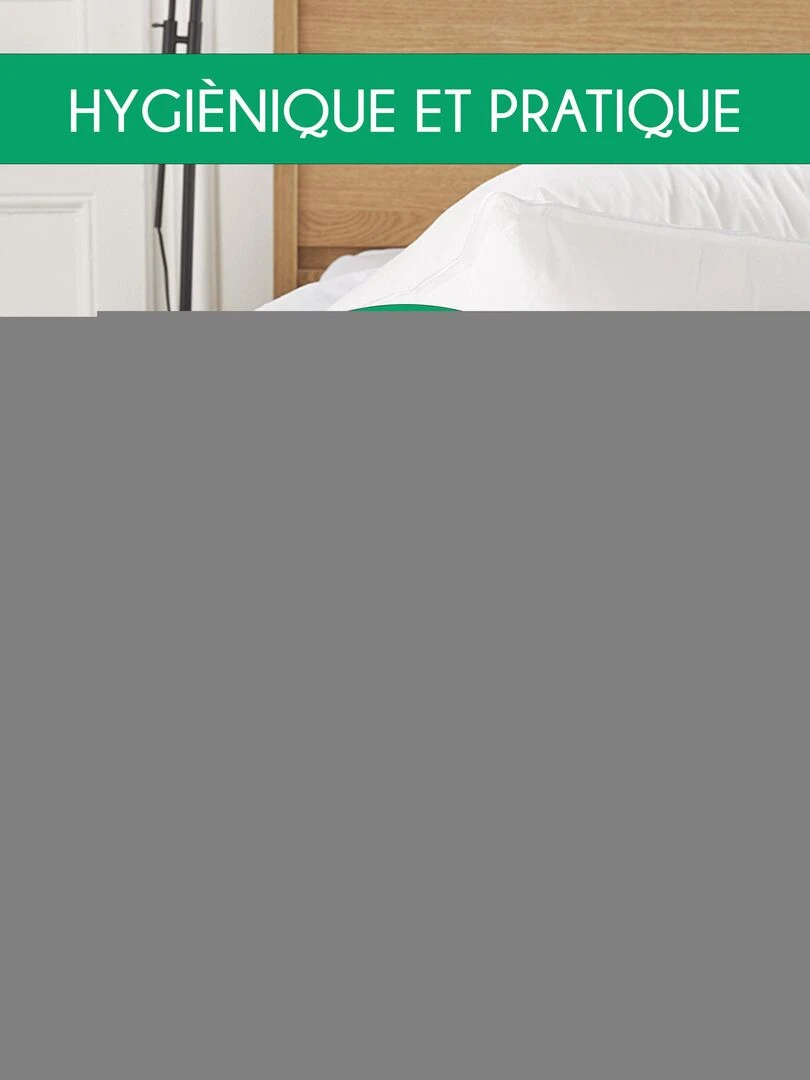Protège Matelas Bamboo 160x200 Soyeux et Confortable Aspect Aéré et Silencieux Blanc