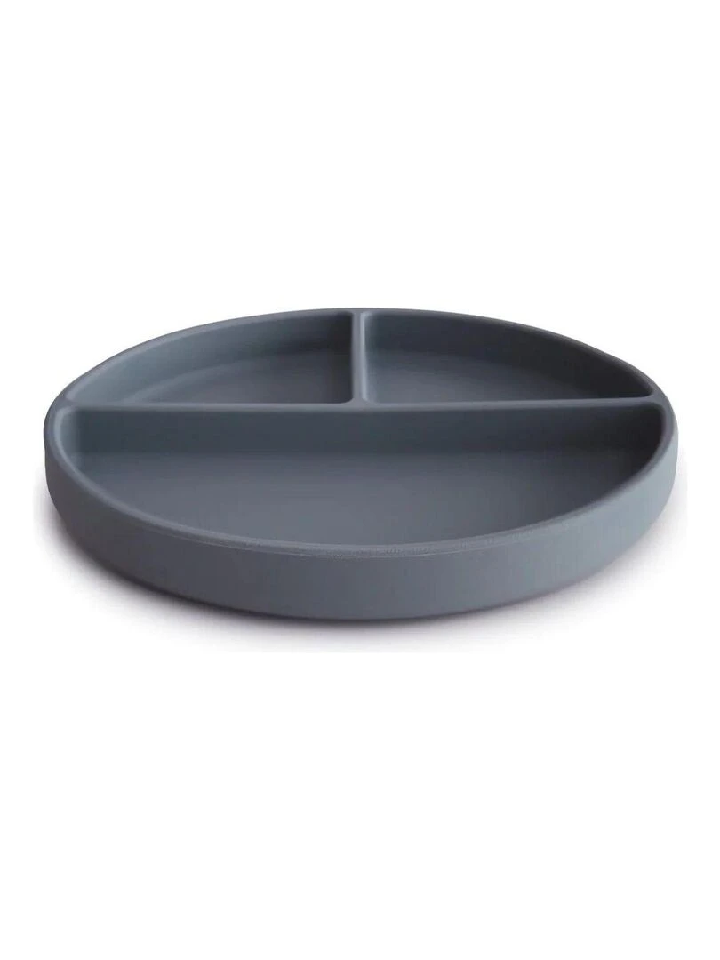 Assiette à compartiments en silicone avec ventouse Tradewinds   Bleu