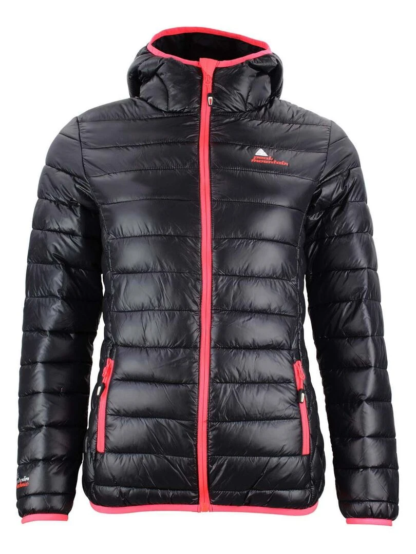 Doudoune fine à capuche femme ALISEO Noir Noir