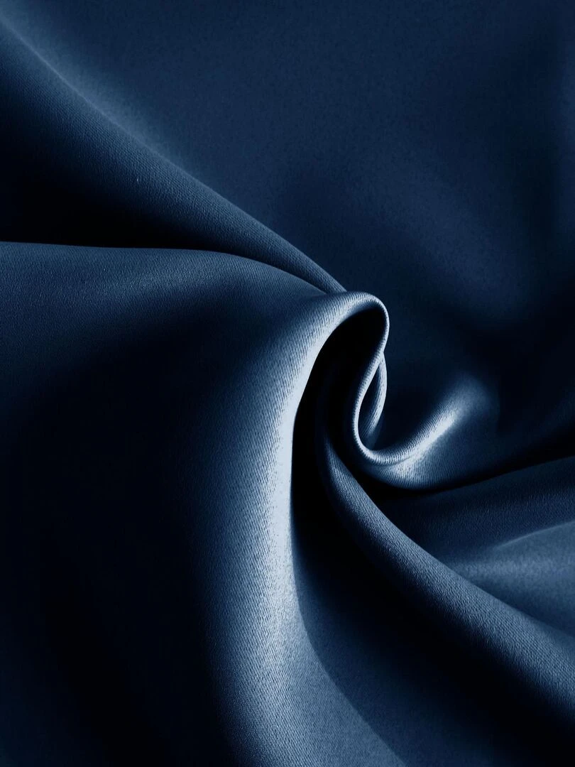 Rideau occultant uni M1 non feu   Bleu foncé