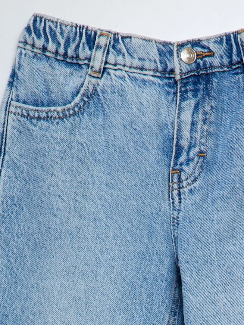 Jean straight regular Triple stone