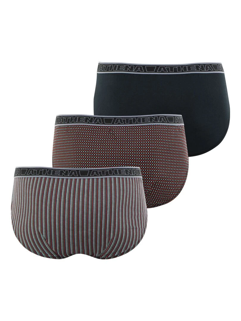 Lot de 3 slips homme Tonic   Rouge