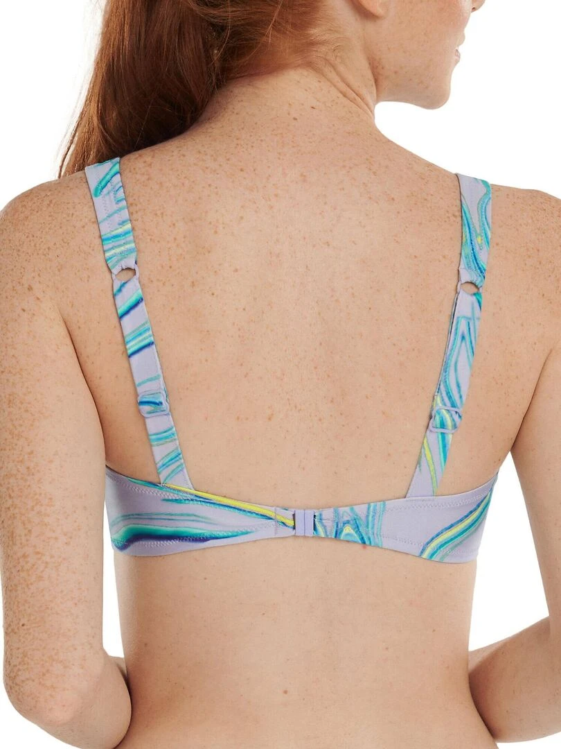 Haut maillot de bain sans armatures Queensland Violet