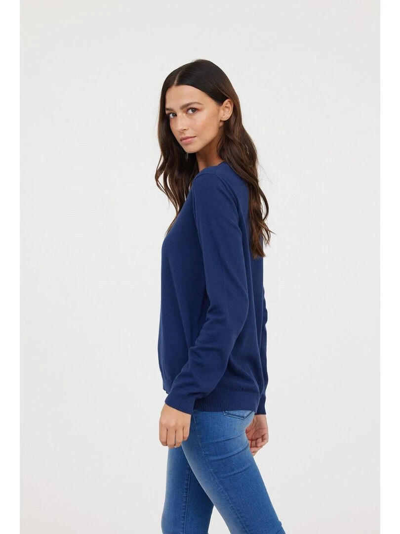 Lee Cooper   Pull coton regular CACIRI   Bleu marine