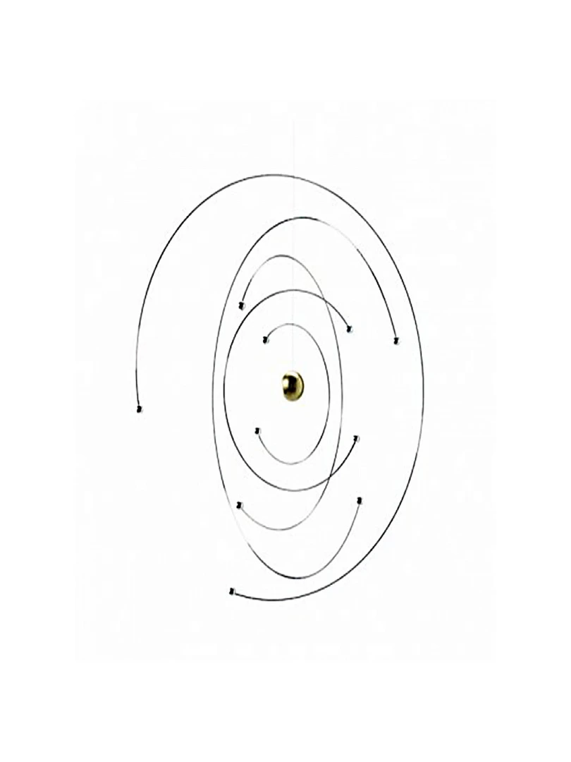 'flensted Mobiles' Niels Bohr Atom Blanc