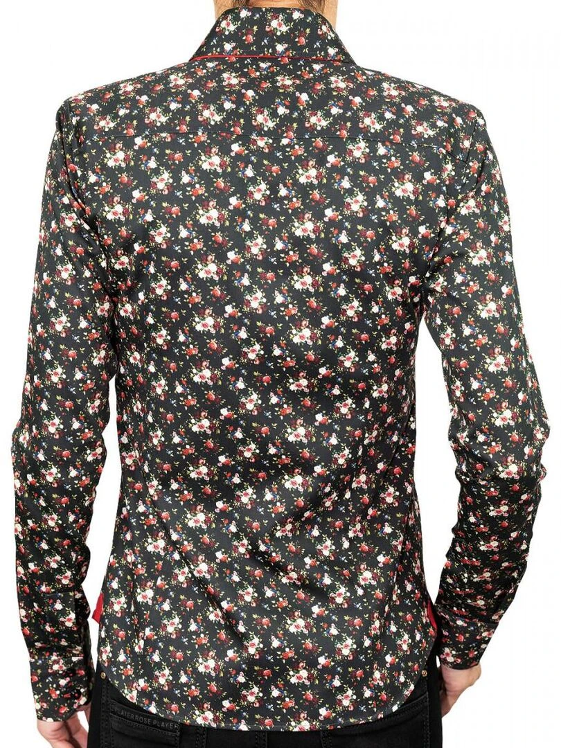 Chemise imprimée SIDNEY   Noir