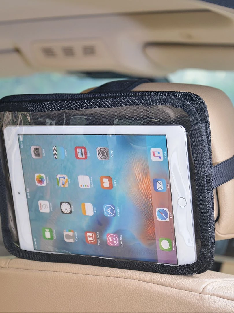 Support de tablette pour appui tête de voiture noir