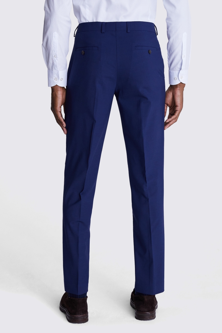 DKNY Slim Fit Bright Blue Trousers Buy Online at Moss