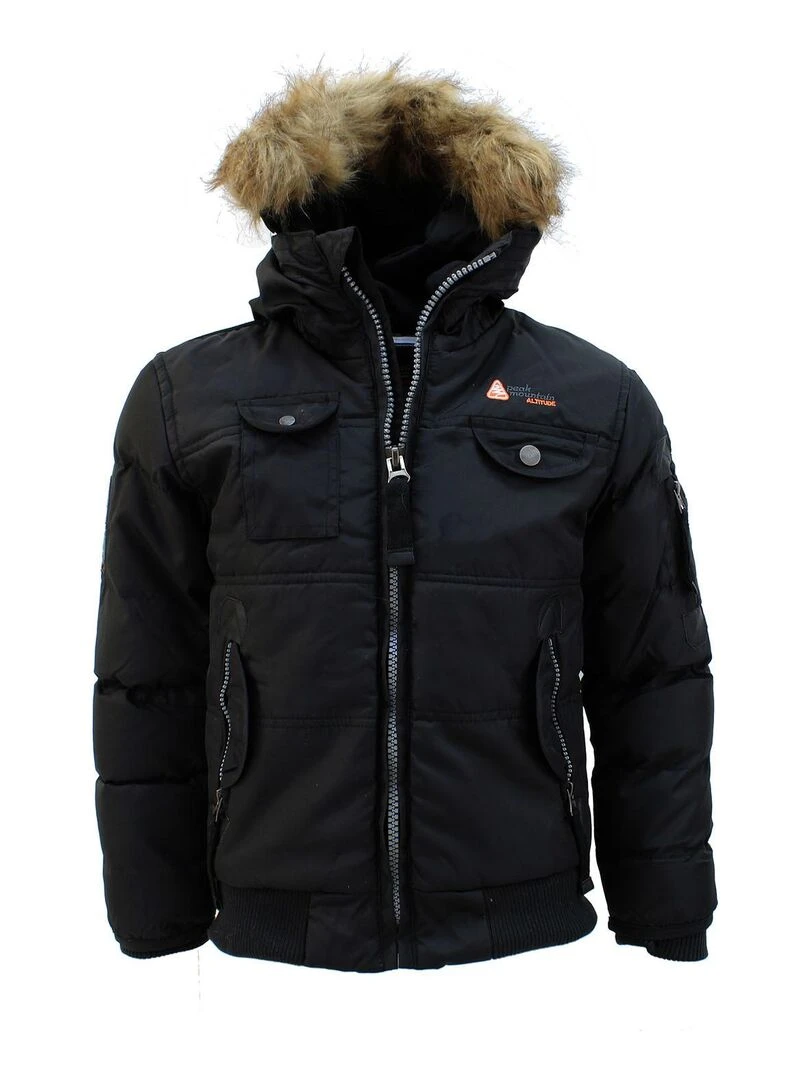 Blouson garçon ECOFLIK PEAK MOUNTAIN Noir Noir