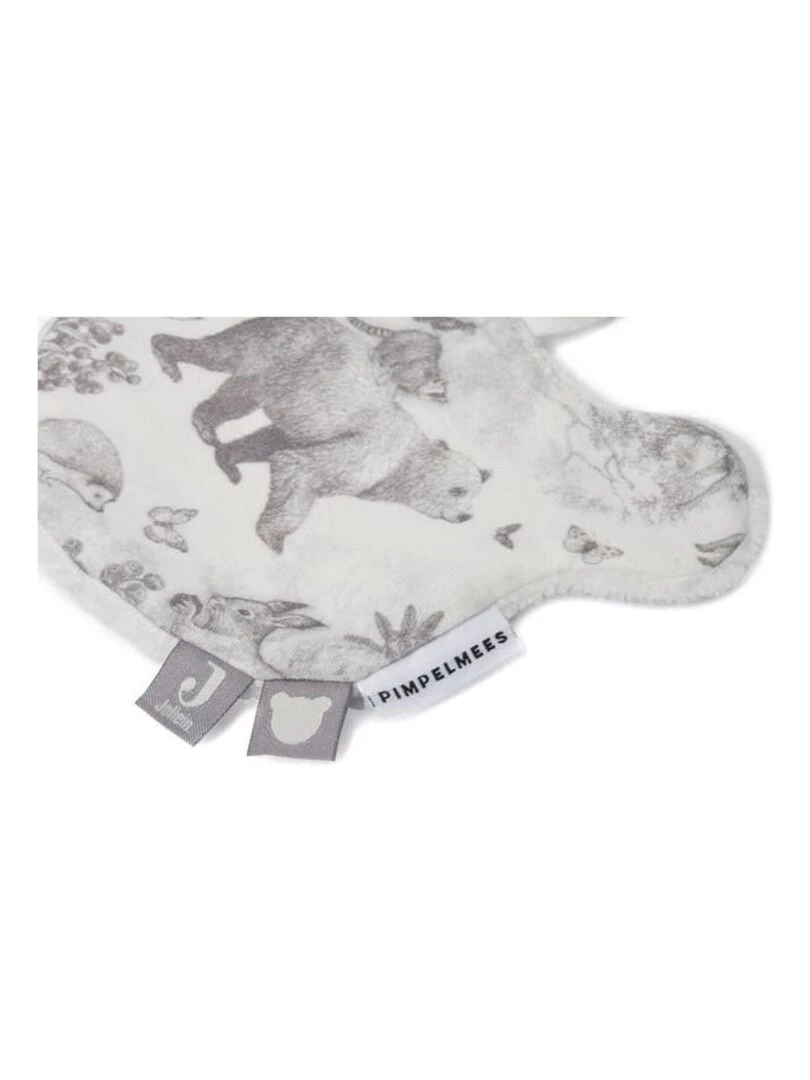 Attache Sucette Pimpelmees   Animaux Forêt   Jollein   Gris