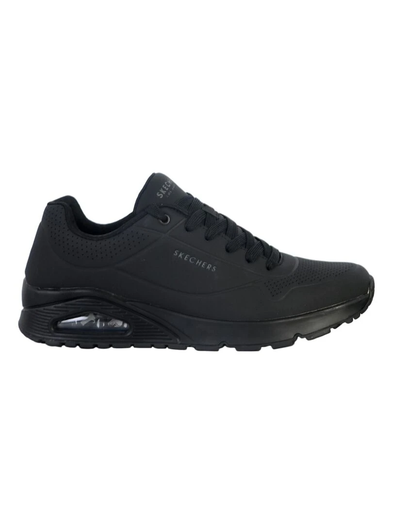 Basket à Lacets Skechers Stand On Air Homme Noir
