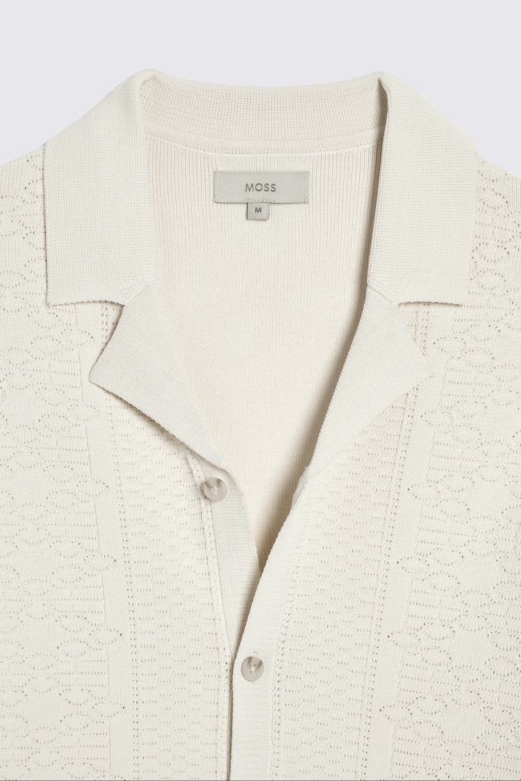 Ecru Washed Oxford Shirt   Buy Online at Moss