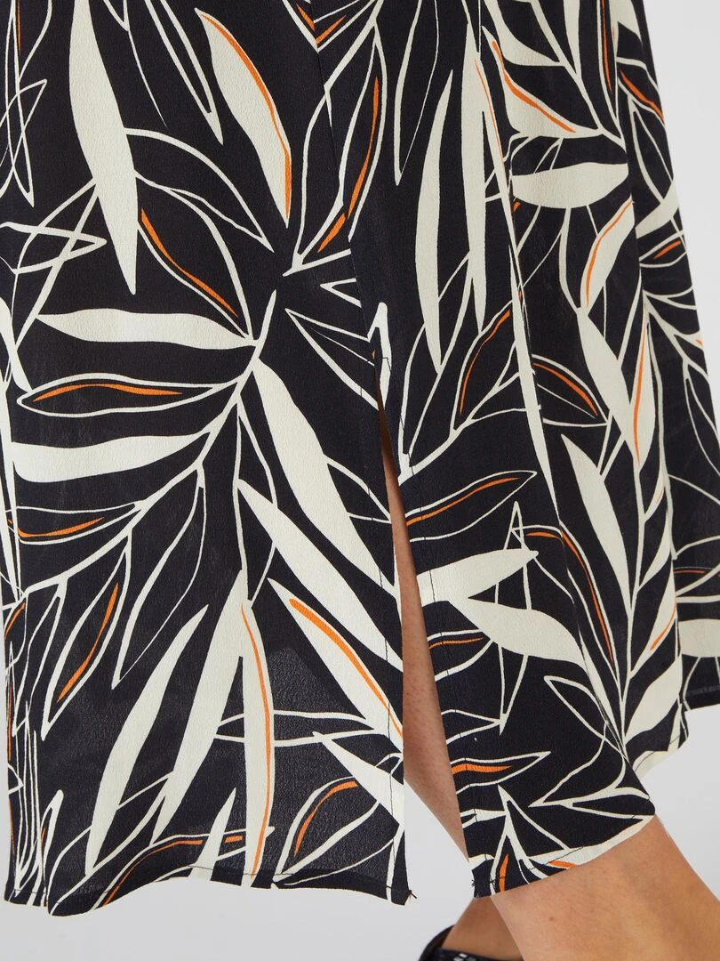 Robe longue fibres viscose Lenzing(TM) EcoVero(TM) Damart Noir
