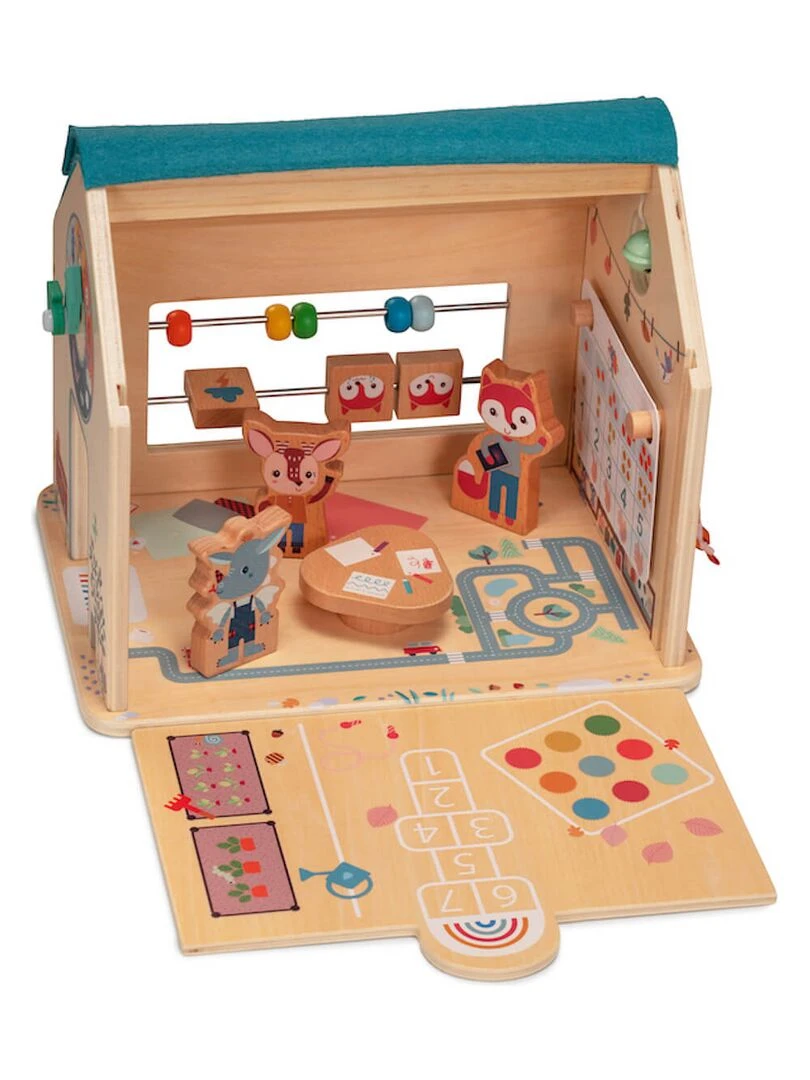 Jeu d'activités en bois Ma première école   N/A