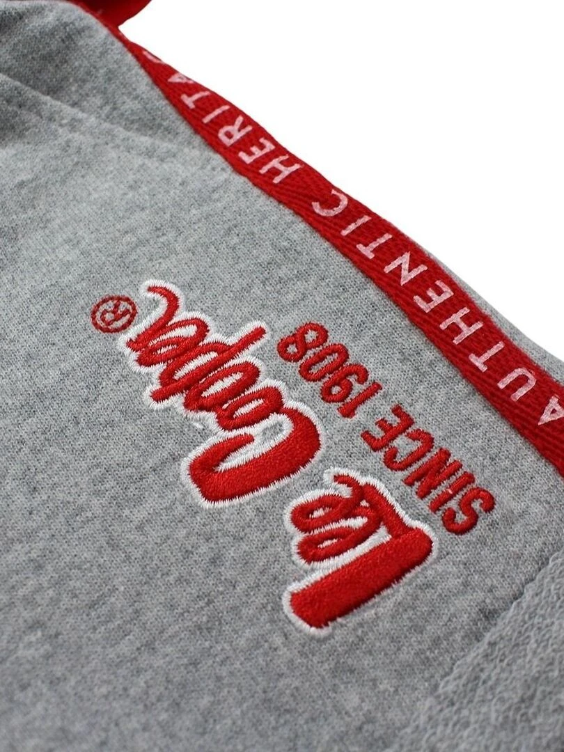 Lee Cooper   Ensemble ​​T shirt short bébé garçon Imprimé Logo   Rouge