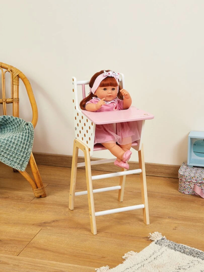 Chaise haute pour poupon Candy Chic   N/A