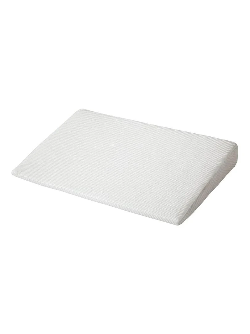 Plan incliné déhoussable 16kg/m3 pour lit 60x120cm Blanc