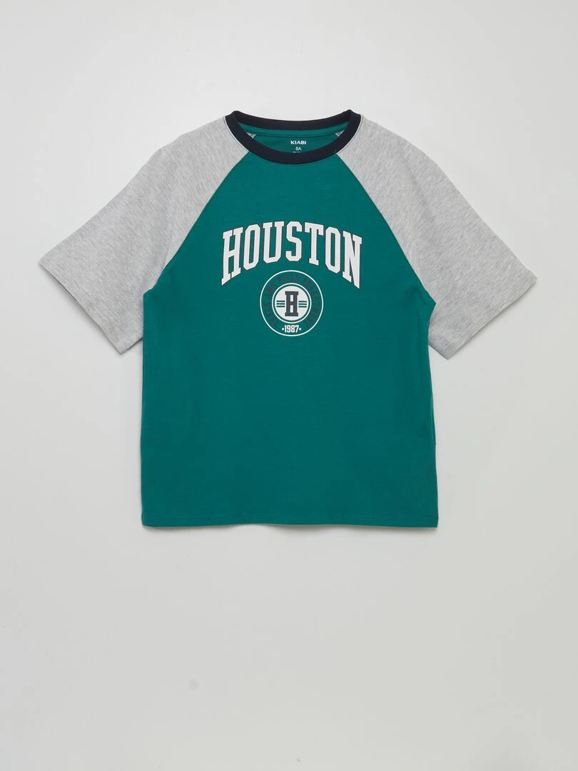Ensemble de jogging court en french terry   2 pièces   Vert