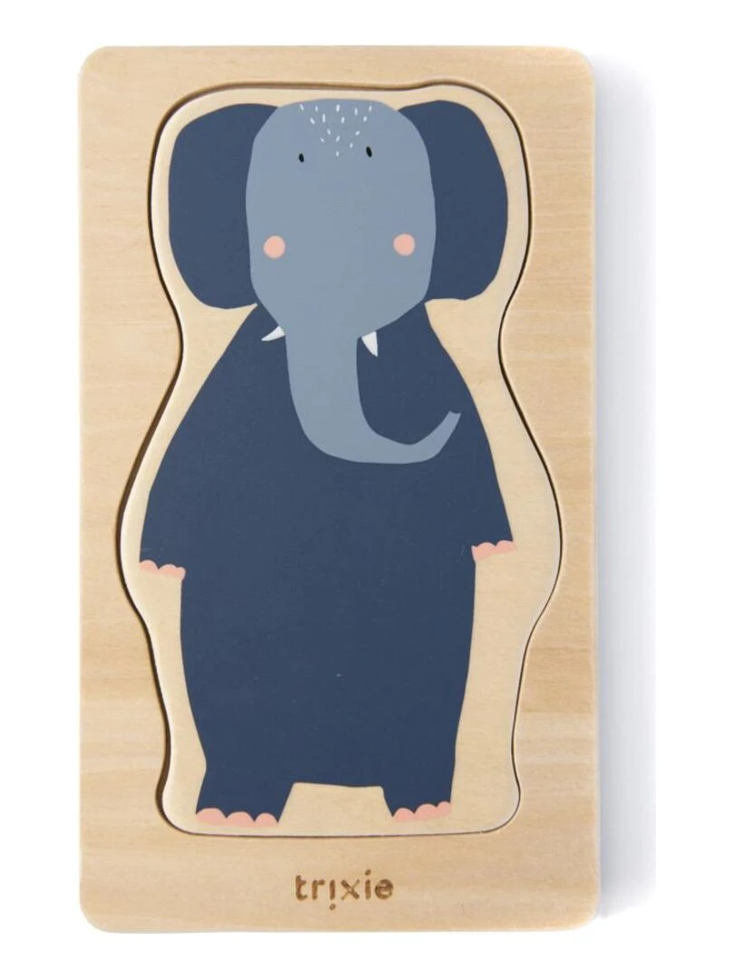Puzzle 4 couches d'animaux en bois Trixie N/A
