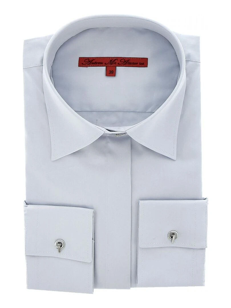 Chemise mousquetaire NEW STYL Gris
