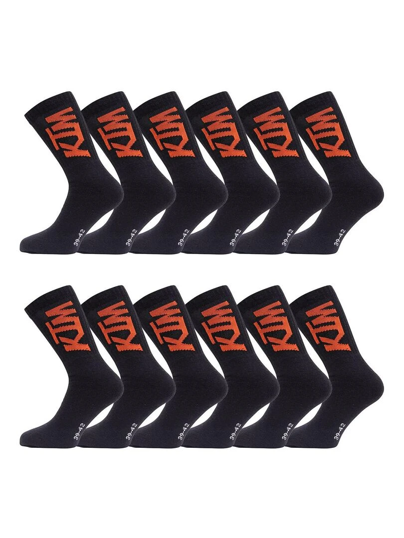 Lot de 12 Paires de tennis homme Ktm Noir