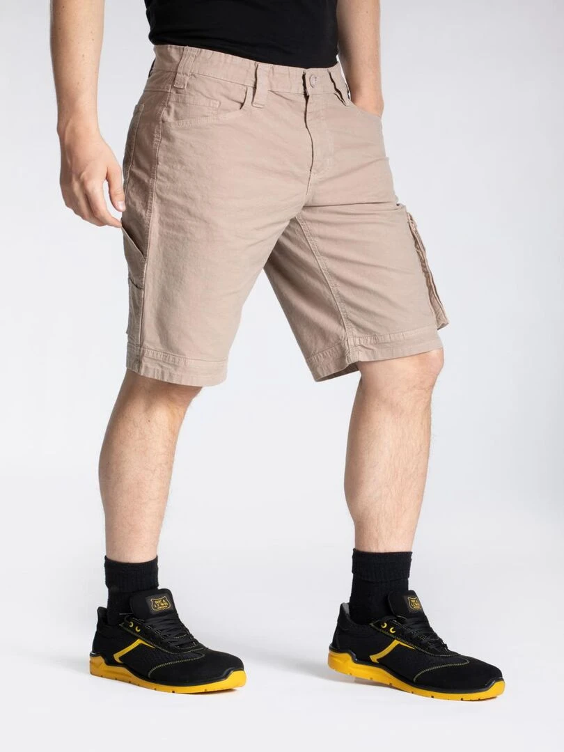 Bermuda de travail stretch SUNJOB 'Rica Lewis'   Beige