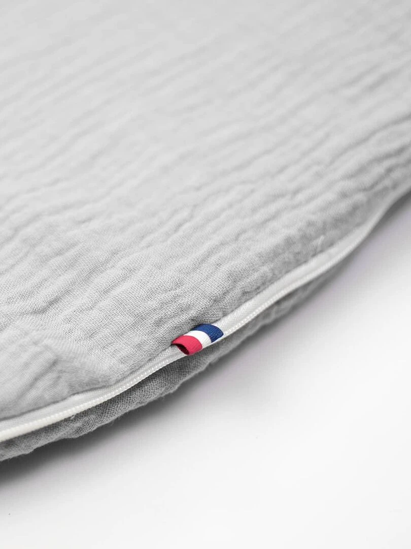 Gigoteuse sans manches en gaze de coton  Jeanne   Gris