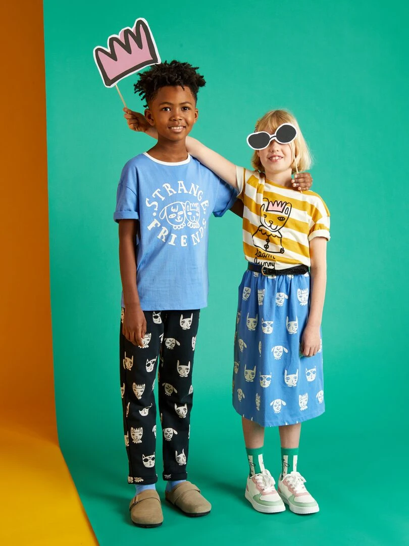 Pantalon en molleton X Little Bad Wolf Noir