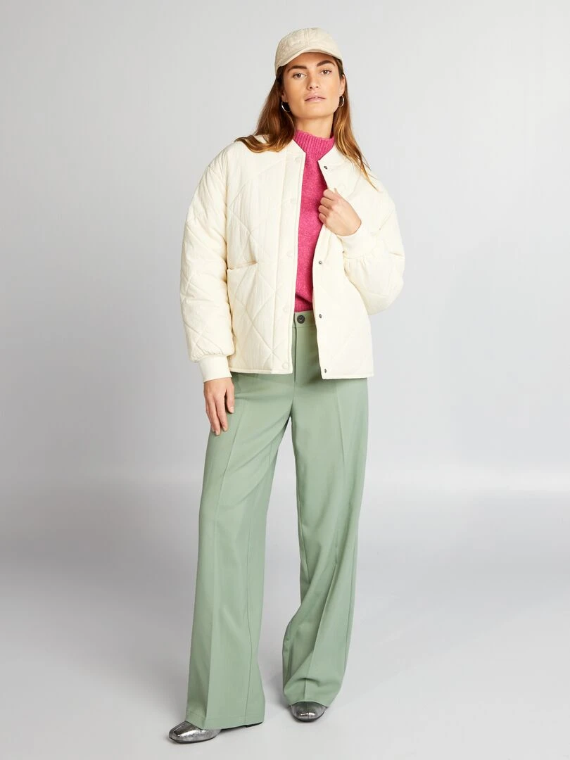 Blouson matelassé Blanc