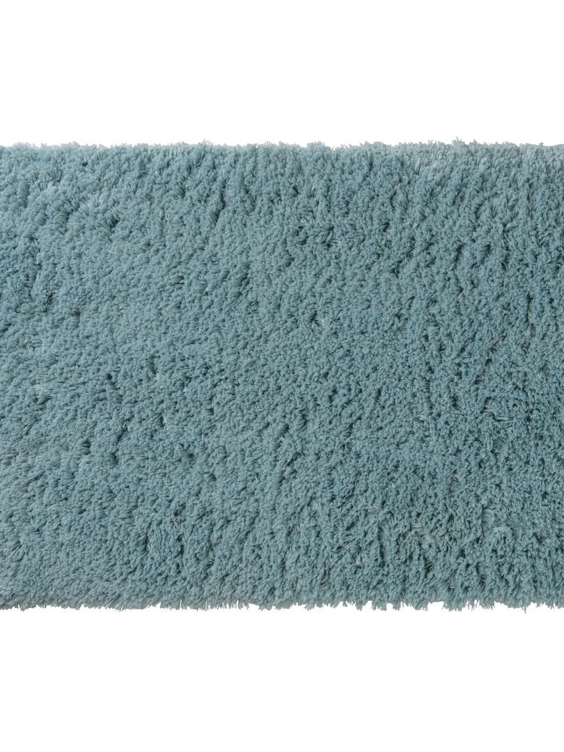 Guy Levasseur Tapis de bain en polyester uni bleu Bleu