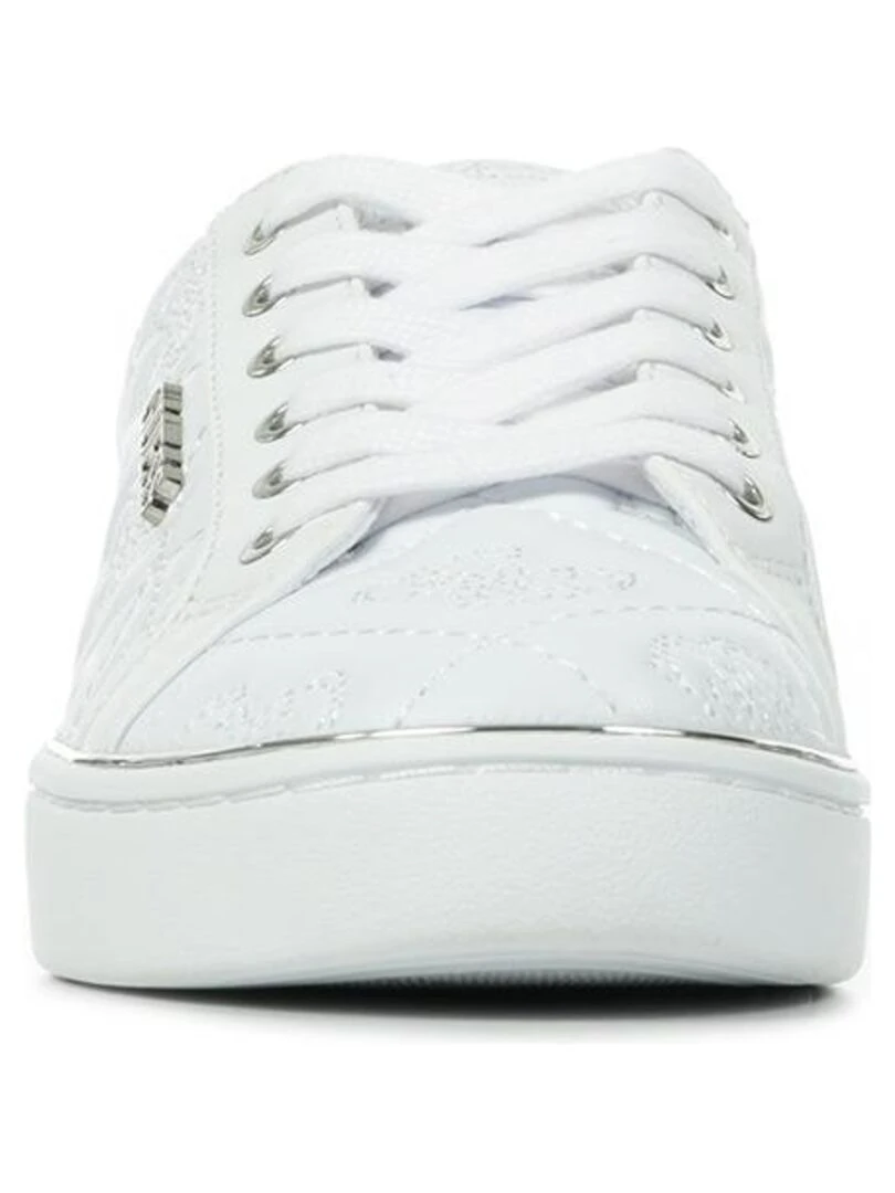 Baskets Guess Beckie   Blanc Argenté
