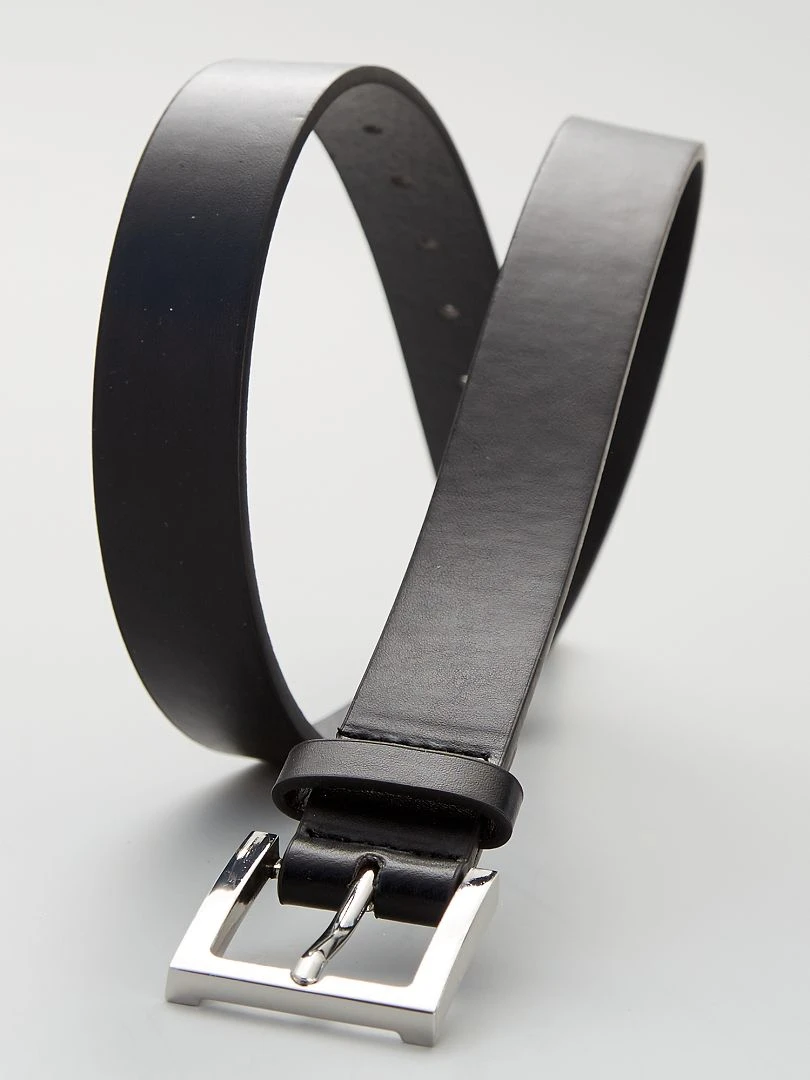 Ceinture en simili noir